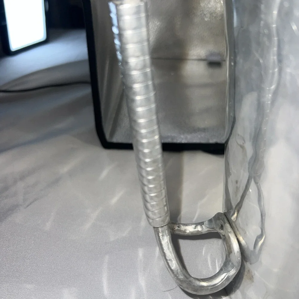 Vintage KEYSTONE‎ WARE HAMMERED ALUMINUM PITCHER w/lip stopper 1950'S